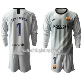 FC Barcelona Målmands Fodboldsæt TER STEGEN 1 Børn I 2019-20 L/S (+ Korte bukser)